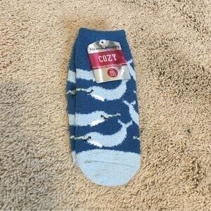 Warm and cozy micro velour socks